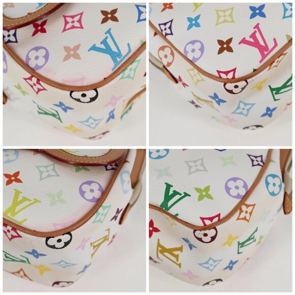 LOUIS VUITTON Monogram Multicolor Gracie MM Bag White - Picture 16 of 16